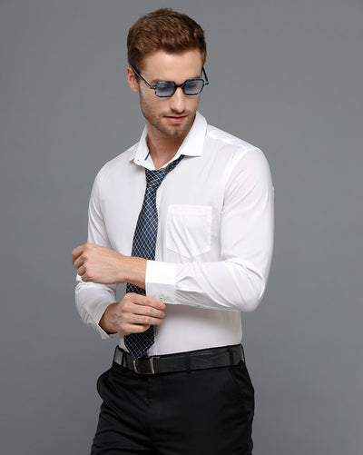 cotton formal shirts for men